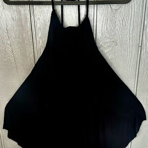 Free People Black Tank Top with Flowy Design - FINAL PRICE